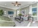 Living room with green accent chairs, sofa, and a coffee table at 1129 Red River Dr, Salisbury, NC 28144