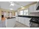 Bright kitchen, white cabinets, granite counters at 12822 Angel Oak Dr, Huntersville, NC 28078