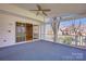 Screened porch with sliding door access to living room at 12822 Angel Oak Dr, Huntersville, NC 28078