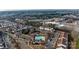 An aerial view of the neighborhood with community pool, clubhouse, and tennis courts at 16436 Redstone Mountain Ln, Charlotte, NC 28277