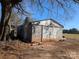 Large detached garage with basketball hoop at 1674 Fallston Rd, Shelby, NC 28150