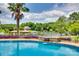 Water feature on a large pool and an additional view of the lake beyond the property at 1765 Old Clay Hill Rd, York, SC 29745