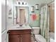 Bathroom with a single vanity and shower/tub combination at 2001 Arbor Hills Dr, Indian Trail, NC 28079