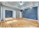 Spacious main bedroom with hardwood flooring, tray ceiling and generous natural light at 2288 S Paraham Rd, York, SC 29745