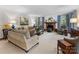 Cozy living room with fireplace and natural light at 2315 Red Fox Trl, Charlotte, NC 28211