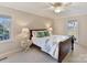 Spacious bedroom with hardwood floors and large windows at 2410 Hopecrest Dr, Charlotte, NC 28210