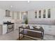 Updated kitchen featuring white shaker cabinets and a kitchen island at 2410 Hopecrest Dr, Charlotte, NC 28210