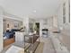 Modern kitchen with stainless steel appliances and white cabinets at 2410 Hopecrest Dr, Charlotte, NC 28210