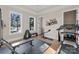 Home gym with motivational wall art and exercise equipment for fitness enthusiasts at 296 Windemere Isle Rd, Statesville, NC 28677