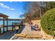 Lakeside patio with furniture at 296 Windemere Isle Rd, Statesville, NC 28677
