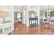 Foyer showcasing wood floors, entry to other rooms of the house at 3300 Chancellor Ln, Monroe, NC 28110