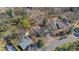 Aerial view of a property showcasing the surrounding landscape and neighborhood at 3723 Annlin Ave, Charlotte, NC 28209