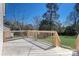 Wooden deck overlooks a large backyard at 3920 Admiral Ave, Charlotte, NC 28205