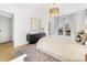 Spacious bedroom with king-size bed and access to private balcony at 633 Mattie Rose Ln, Charlotte, NC 28204