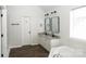 Bathroom with double vanity, soaking tub and modern fixtures at 675 Winding Branch Rd, Rock Hill, SC 29732