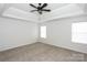 Spacious bedroom with carpeted floor and ceiling fan at 675 Winding Branch Rd, Rock Hill, SC 29732