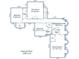 Second floor plan featuring bedrooms, bathrooms, a flex room, and bonus room with detailed dimensions at 7672 Nautical Vw, Denver, NC 28037