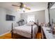 Bedroom with a double bed and a dresser at 7716 Elwood Dr, Charlotte, NC 28227