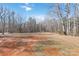 Large backyard with mature trees and open space at 108 Vance Allen Ave, Rockwell, NC 28138