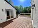 Inviting wood deck perfect for outdoor relaxation and entertaining with backyard views at 108 Vance Allen Ave, Rockwell, NC 28138