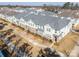 Aerial view of townhouses with gray roofs and attached garages at 1412 Galloway Rd, Charlotte, NC 28262