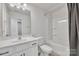 Bathroom with bathtub and single vanity at 1412 Galloway Rd, Charlotte, NC 28262