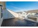 Private deck with access from upper level bedroom at 1412 Galloway Rd, Charlotte, NC 28262