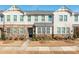 Two story townhome with stone and siding exterior at 1412 Galloway Rd, Charlotte, NC 28262