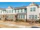 Beautiful two-story townhome with stone and siding exterior at 1412 Galloway Rd, Charlotte, NC 28262