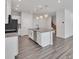 Modern kitchen with island, stainless steel appliances, and granite countertops at 1412 Galloway Rd, Charlotte, NC 28262