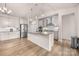 Spacious kitchen featuring an island, stainless steel appliances, and abundant cabinet space at 315 Skyebrook Ln, Rock Hill, SC 29730