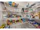Well-stocked pantry with wire shelving, offering ample storage for groceries and household goods at 315 Skyebrook Ln, Rock Hill, SC 29730