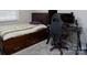 Bedroom with double bed and workspace at 3721 Braden Dr, Charlotte, NC 28216