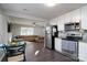 Modern kitchen with white cabinets and granite counters at 3721 Braden Dr, Charlotte, NC 28216