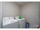 Clean laundry room with washer and dryer at 3721 Braden Dr, Charlotte, NC 28216