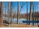 Lakeside bench, with a walking trail nearby at 4194 La Crema Dr, Charlotte, NC 28214