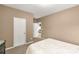 Simple bedroom with neutral walls, carpet flooring, and a view to the other rooms at 515 Stickley Pl, Lancaster, SC 29720