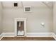 Laundry room with hookups and built-in shelving at 5422 Army Rd, Marshville, NC 28103