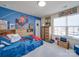 bedroom with a Spider-Personal theme and built-in shelving at 6029 Landry Ln, Indian Land, SC 29707