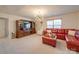 Spacious bonus room with comfortable seating and large TV at 6029 Landry Ln, Indian Land, SC 29707