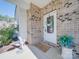 Inviting front door with brick facade and landscaping at 6029 Landry Ln, Indian Land, SC 29707