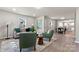 Open concept living and dining area with a view into the kitchen at 806 S Martin Luther King Ave, Salisbury, NC 28144