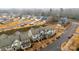 A neighborhood with well-maintained townhomes and landscaping at 1201 Township Pkwy, Belmont, NC 28012