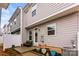 Backyard patio with seating and garden at 1201 Township Pkwy, Belmont, NC 28012