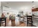 Bright living room with hardwood floors, ample seating, and neutral decor at 1201 Township Pkwy, Belmont, NC 28012