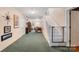 Finished basement with staircase, ample space, and built in desk at 1335 E Marion St, Shelby, NC 28150