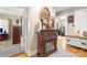 Elegant hallway with a decorative fireplace and access to other rooms at 1902 Old Wilkesboro Rd, Statesville, NC 28625