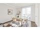Dining room with modern table and chairs at 232 Parkwood Ave, Charlotte, NC 28206