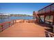 Private wooden dock overlooking the lake at 2700 River Ridge Pl, Fort Mill, SC 29708