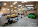 Spacious garage with high ceilings and ample room for vehicles and storage at 2700 River Ridge Pl, Fort Mill, SC 29708